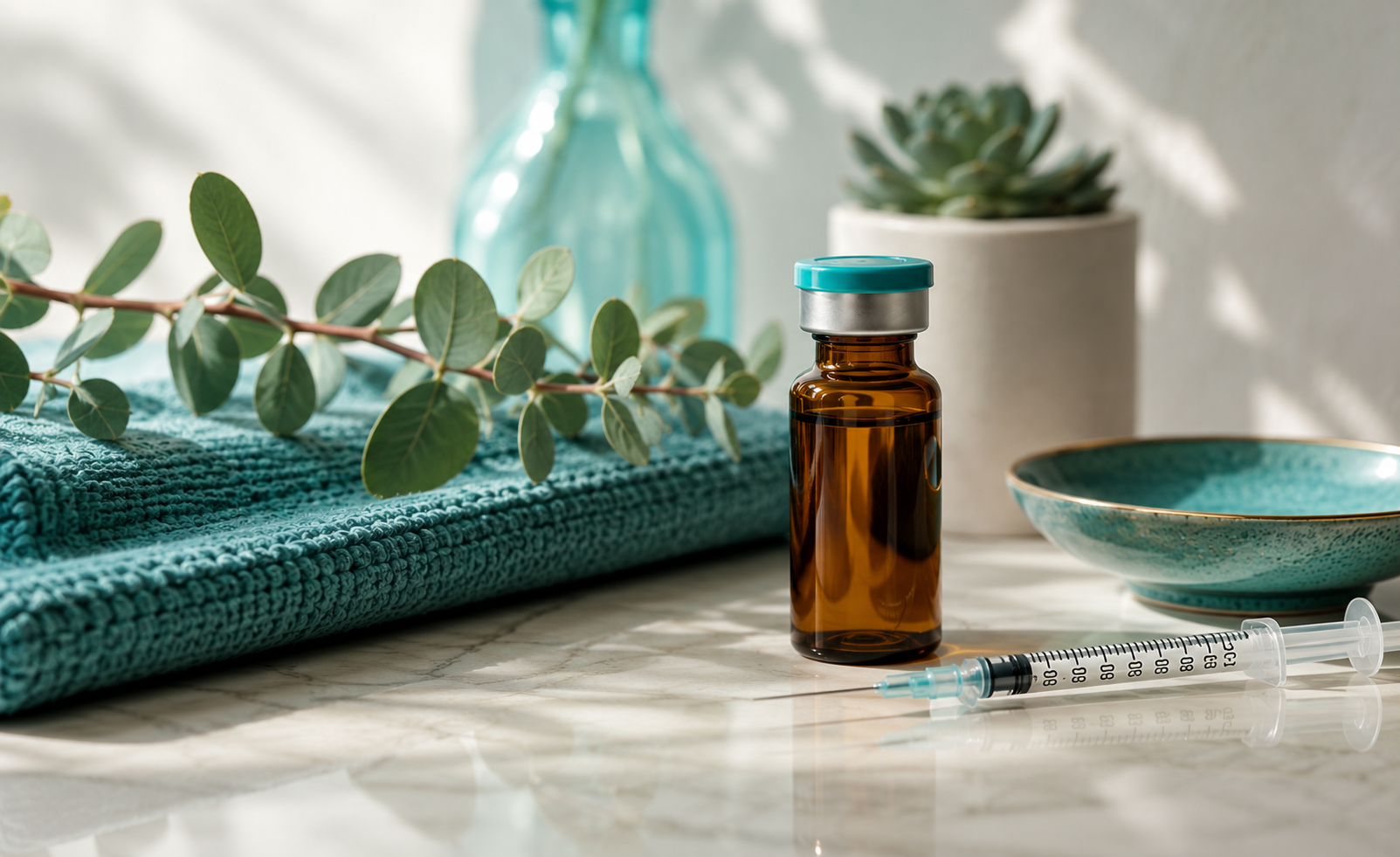 Botanical wellness still life